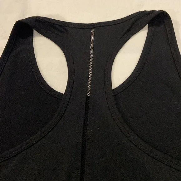 - ZYIA Active Effortless Mesh Tank Top Racerback in Black Size xl - Picture 5 of 7